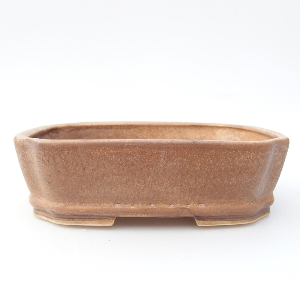 Keramická bonsai miska 17,5 x 14 x 4,5 cm, farba ružová