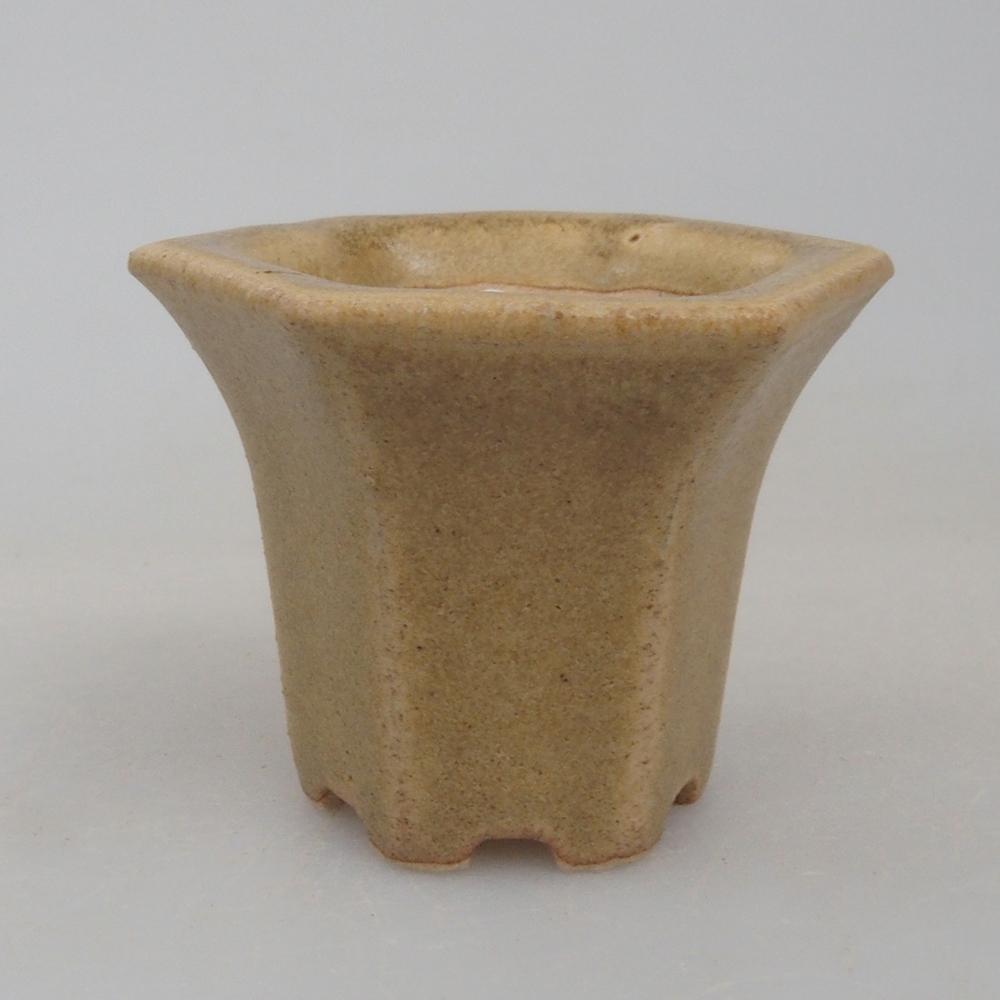 Mini bonsai miska 4 x 3,5 x 3  cm, farba hnedá