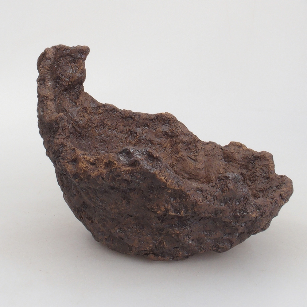 Keramická Škrupina 17,5 x 15 x 16 cm , farba hnedá