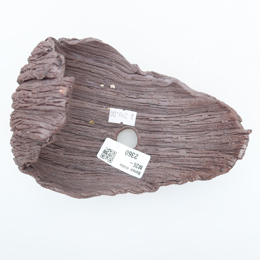Keramická škrupina  14,5 x 11 x 15,5 cm, farba hnedá