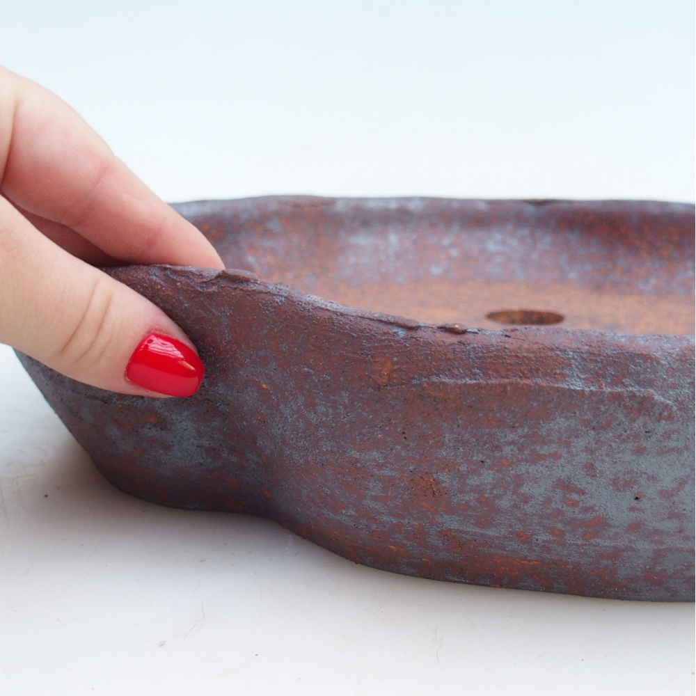 Miska na bonsaj 32 x 32 x 5,5 cm , farba hnedá