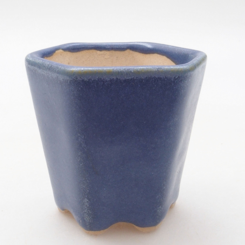 Mini bonsai miska 5 x 5 x 5 cm, farba modrá