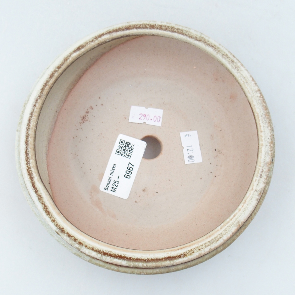 Keramická miska na bonsaje 15 x 15 x 5 cm, zelená