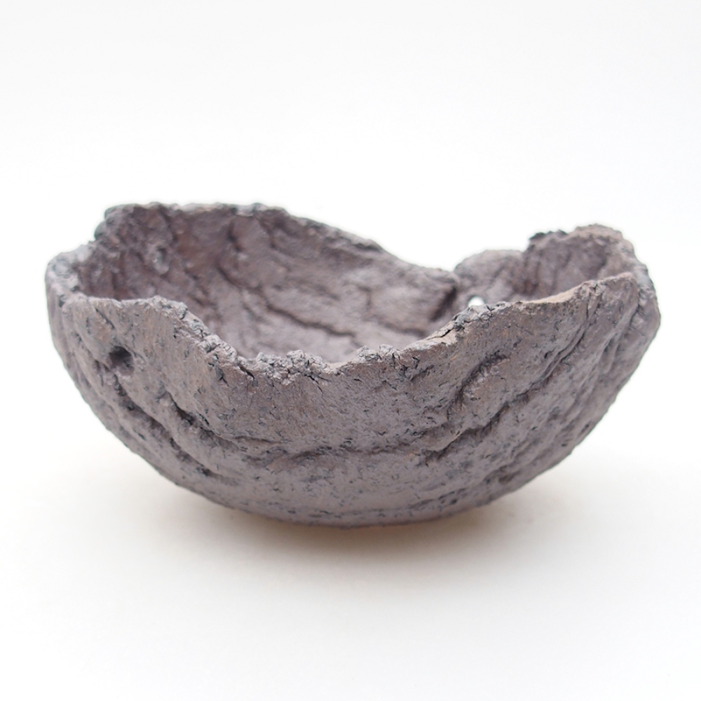 Keramická Škrupina 14 x 13 x 13 cm , farba kovová