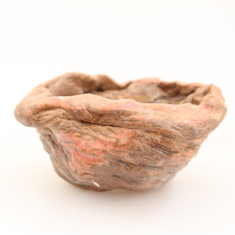 Keramická škrupina  7 x 6 x 4,5 cm, farba ružová
