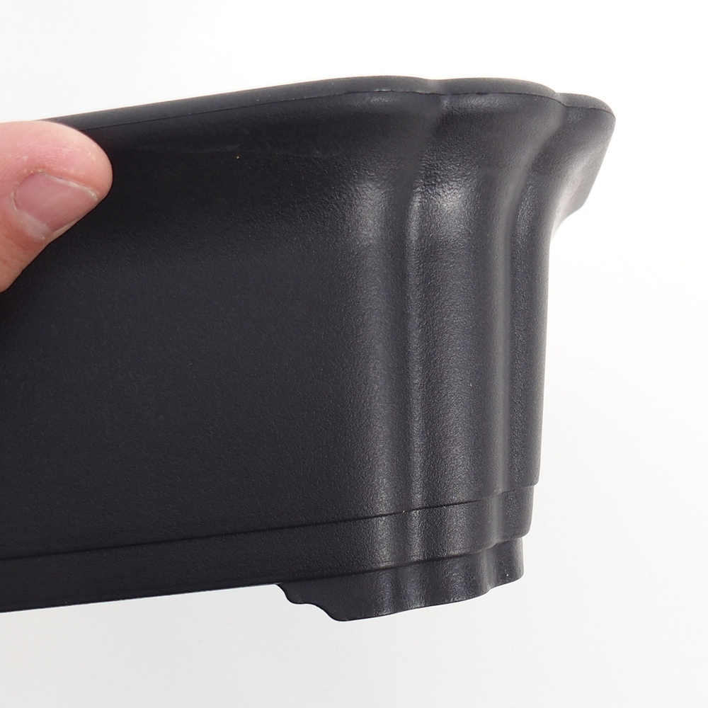 Plastová miska MP-17 - 24 x 18,5 x 8,5 cm čierna