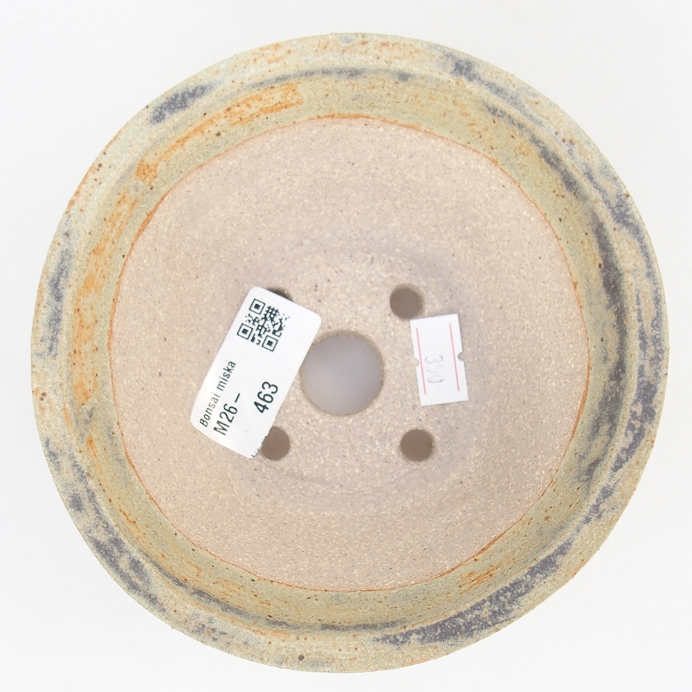 Keramická miska na bonsaje 13,5 x 13,5 x 6,5 cm, zelená