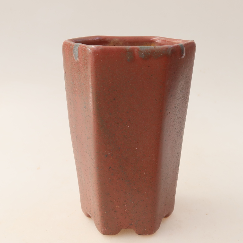 Keramická miska na bonsaje 9,5 x 8,5 x 14,5 cm, farba ružová