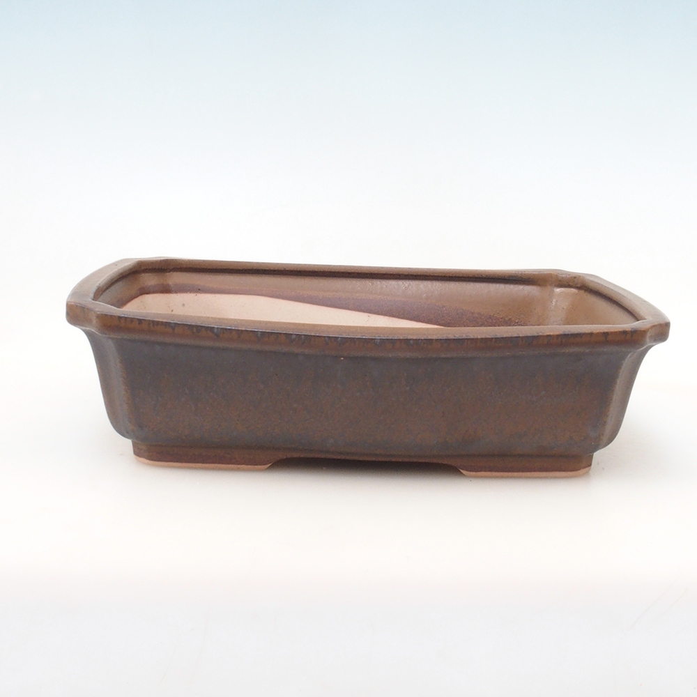 Bonsai miska H07 – 30 x 20,5 x 8 cm. - hnedá