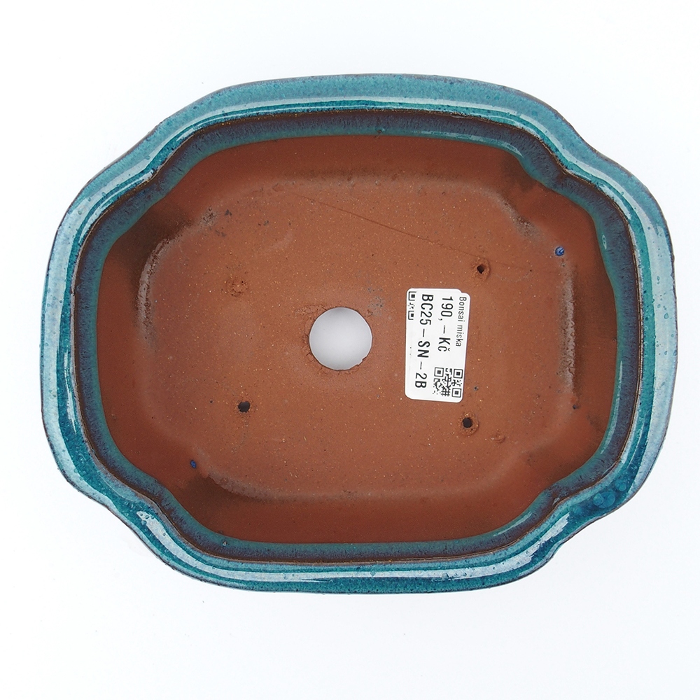Misa 20 x 16 x 6,5 cm modrozelená