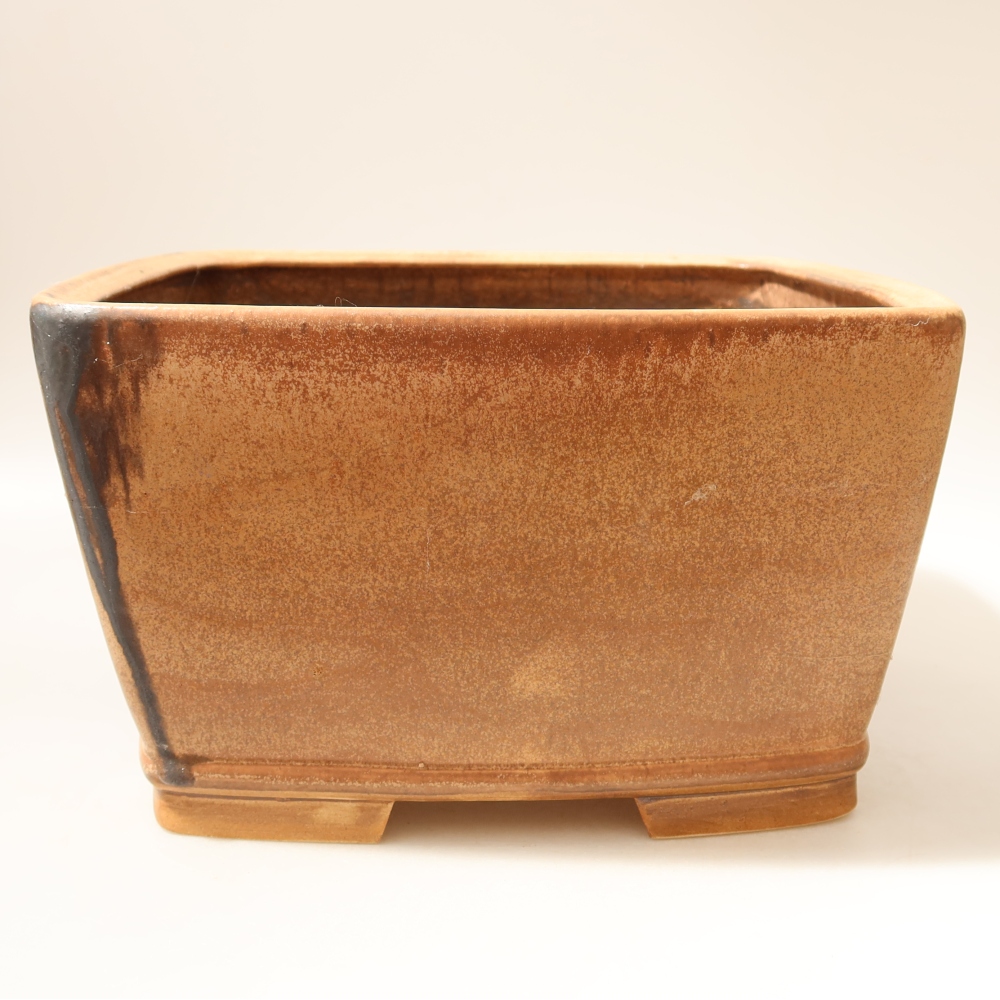 Keramická miska na bonsai 26,5 x 26,5 x 15,5 cm, farba ružová