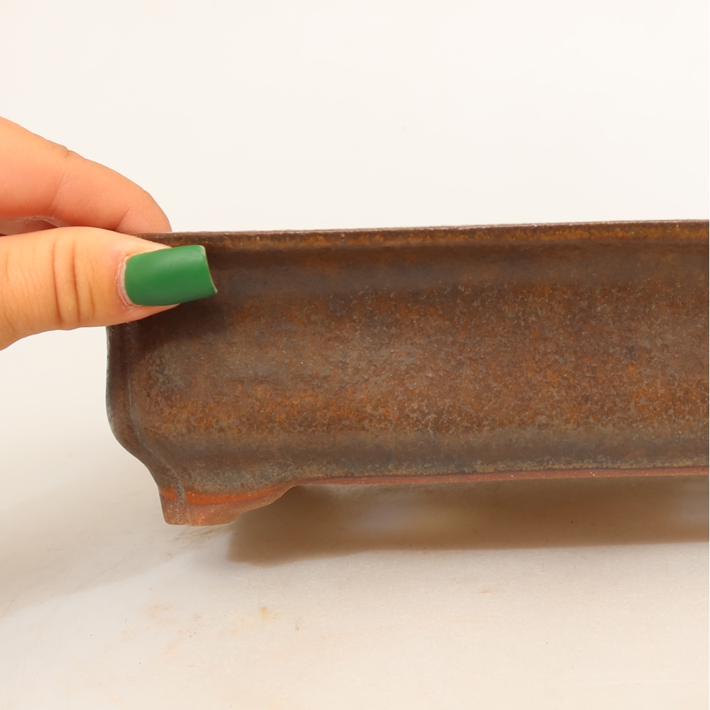 Keramická miska  24 x 17 x 6 cm, farba: hnedá