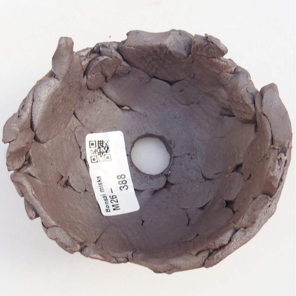 Keramická mušľa 10,5 x 10 x 7,5 cm , kovová farba