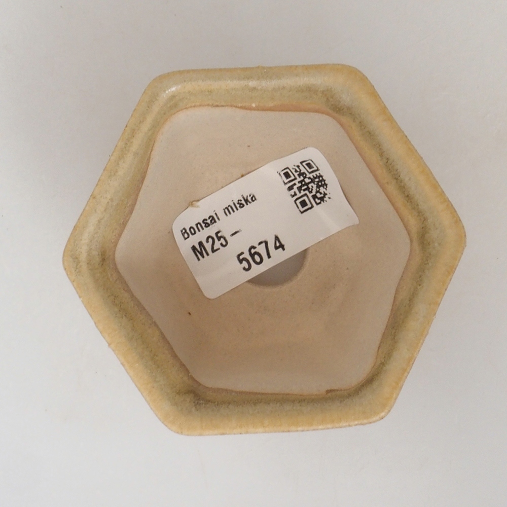 Mini bonsai miska 7 x 7 x 5  cm, farba hnedá