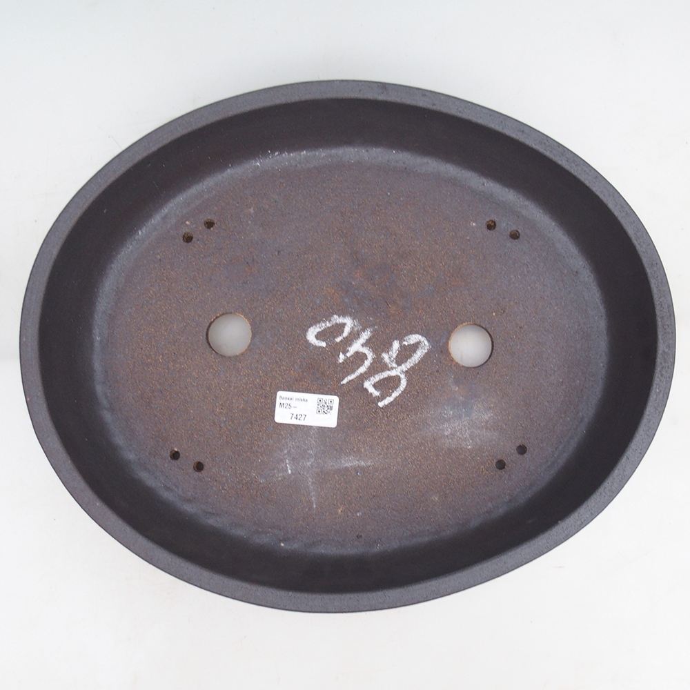 Miska na bonsaj 39 x 31,5 x 7,5 cm , farba hnedá