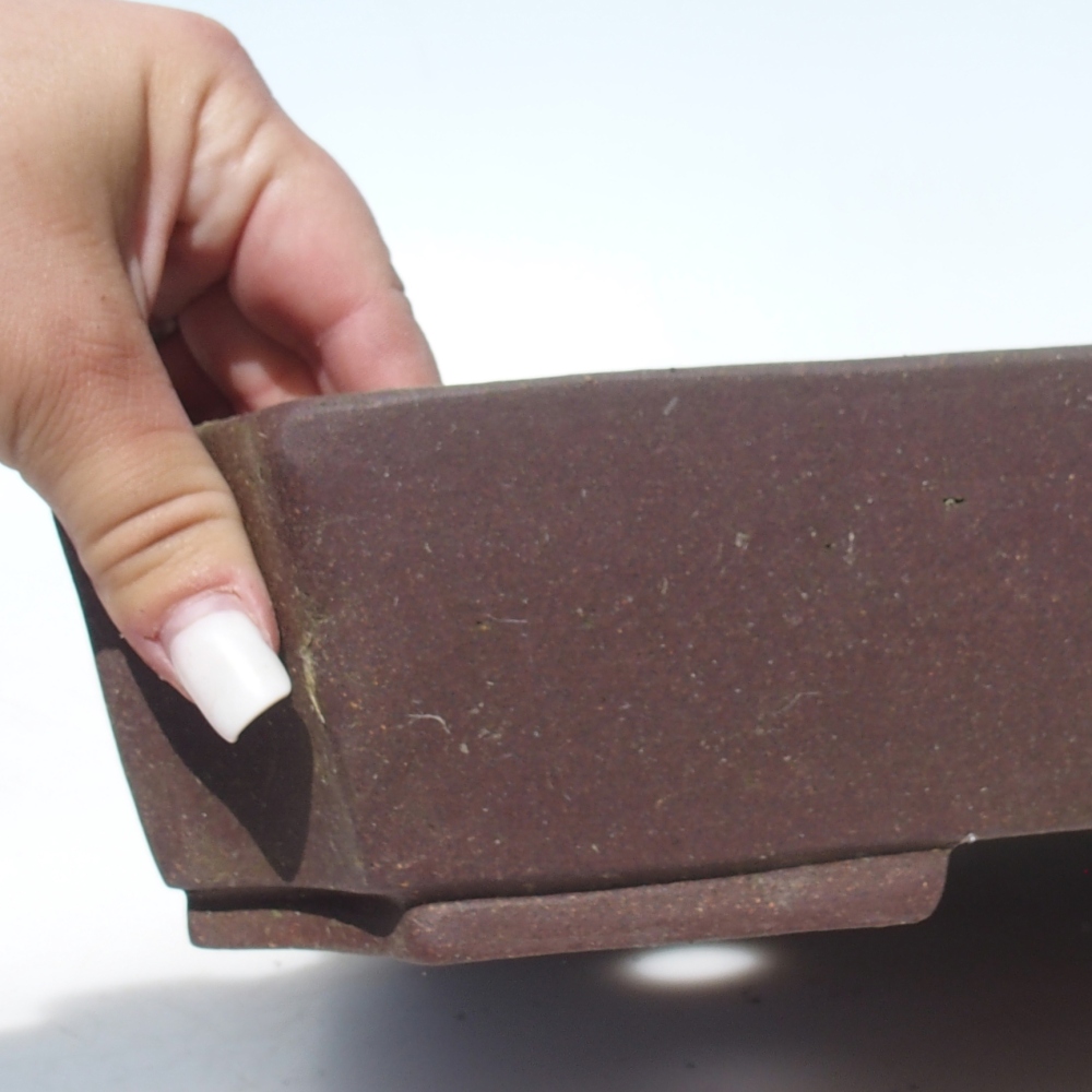 Miska na bonsaj 44,5 x 32 x 6,5 cm - hnedá