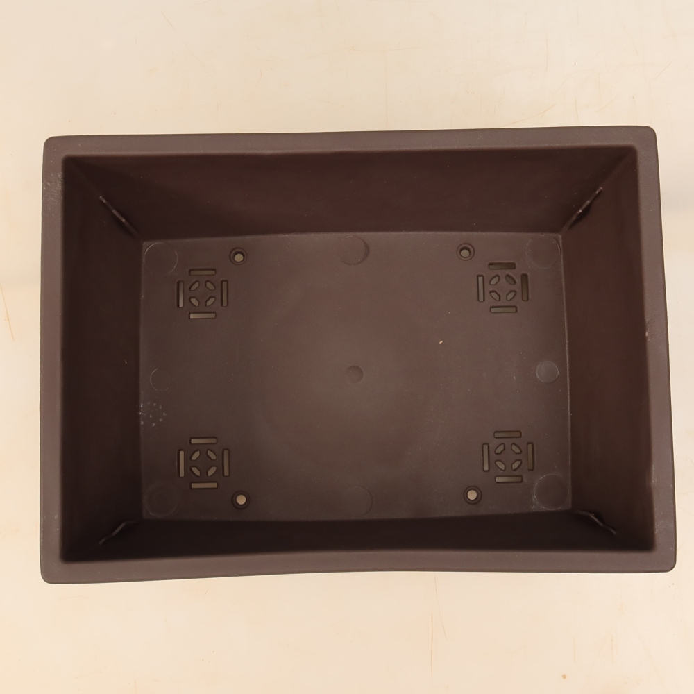 Plastová miska na bonsaje MP-37, hnedá – 28 × 19 × 11,5 cm 