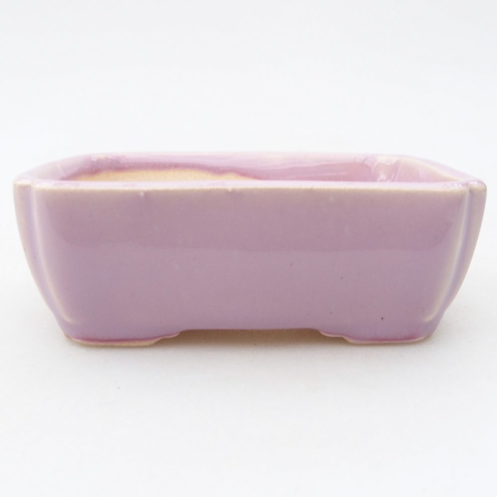 Mini bonsajová miska 8,5 x 7,5 x 3 cm, ružová