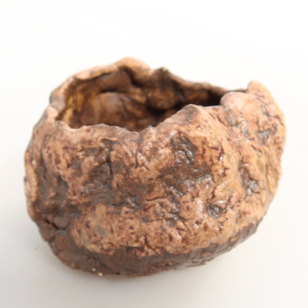 Keramická škrupina  7 x 6 x 5 cm, farba hnedá