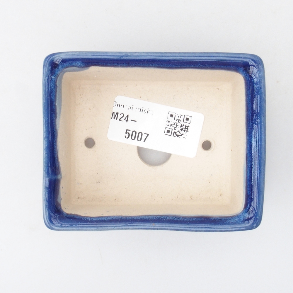 Mini bonsai miska 8 x 7 x 3,5 cm, farba modrá