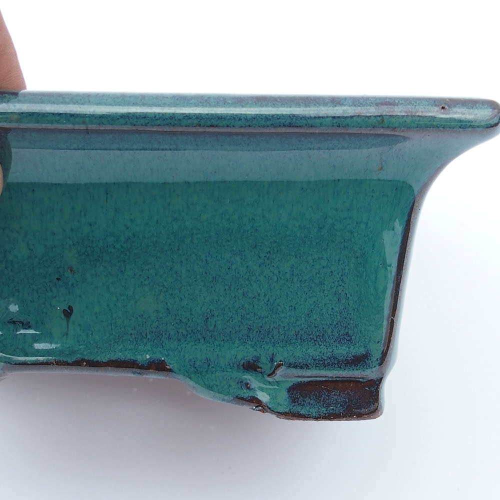 Misa 20 x 16,5 x 8 cm modrozelená