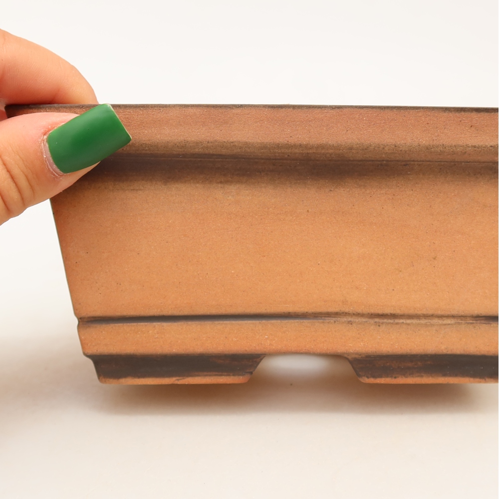 Keramická miska  14,5 x 12,5 x 7 cm, farba tehlová