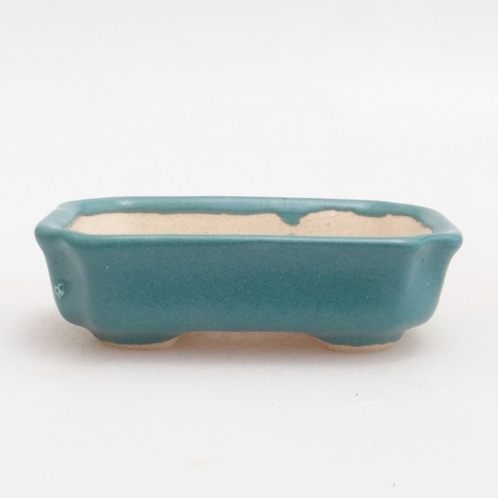 Keramická bonsai miska 5,5 x 4 x 1,5 cm, farba modrá