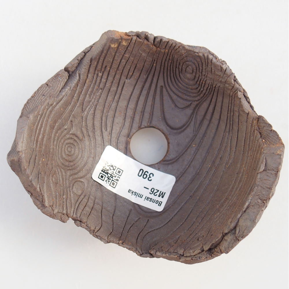 Keramická mušľa 10 x 10 x 7,5 cm , kovová farba