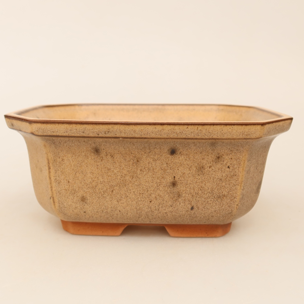 Keramická miska  15 x 12 x 7 cm, farba hnedá