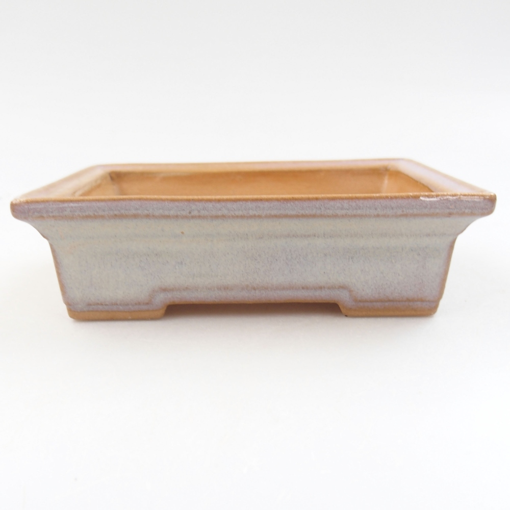 Keramická bonsai miska 13 x 10 x 4 cm, farba ružová
