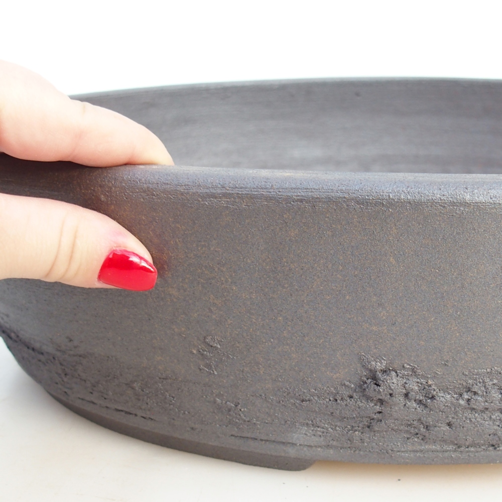 Miska na bonsaj 39 x 31,5 x 9,5 cm , farba hnedá