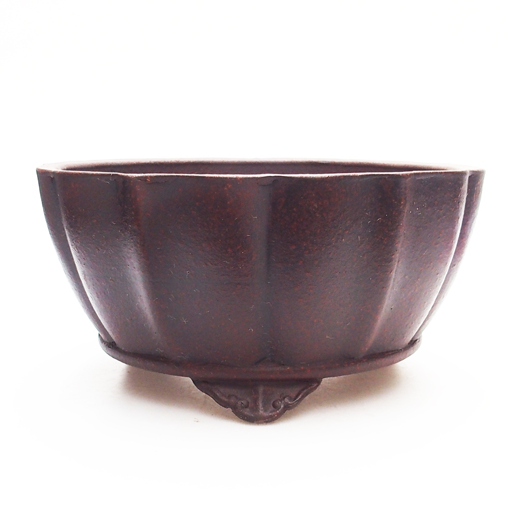 Misa 19 x 19 x 9,5 cm hnedočervená