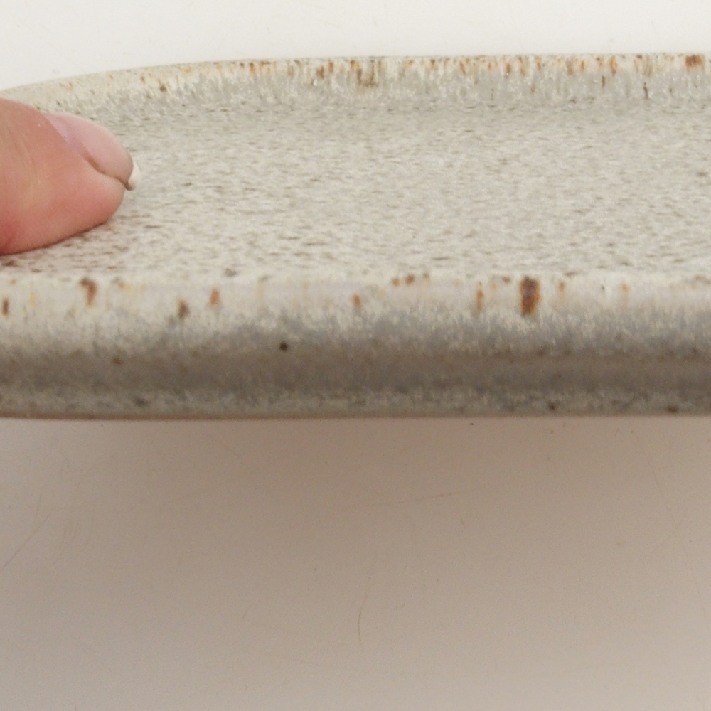 Keramická podmiska H36 - 17,5 x 15 x 1 cm - béžová