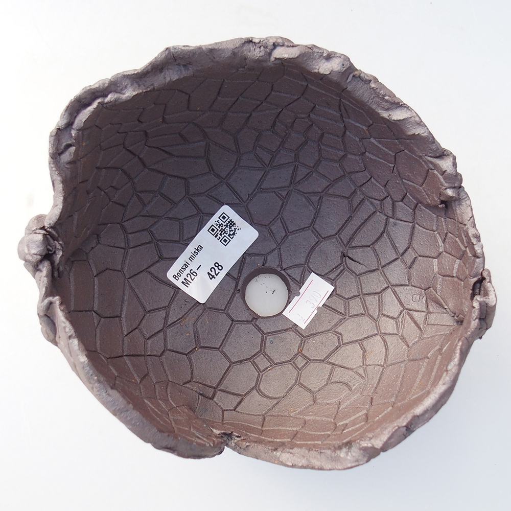 Keramická mušľa 15 x 14,5 x 10 cm , kovová farba