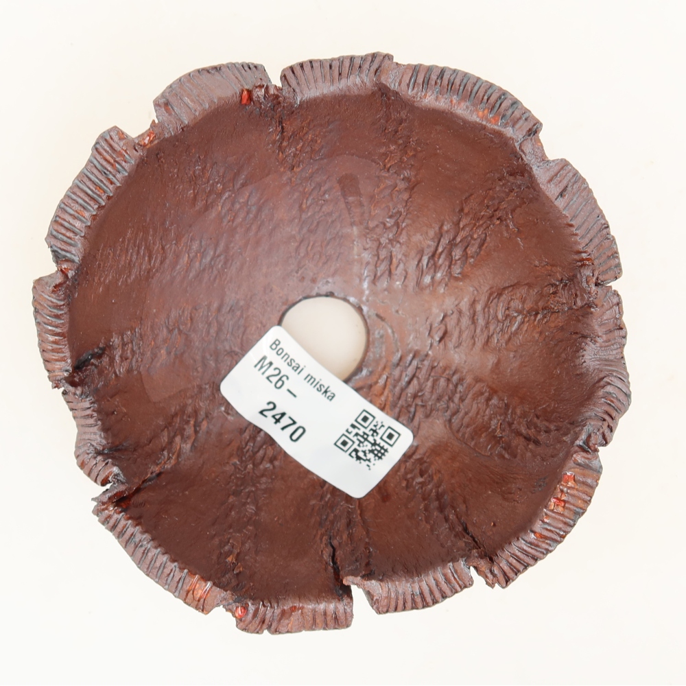 Keramická škrupina  10,5 x 10,5 x 6,5 cm, farba: kovová