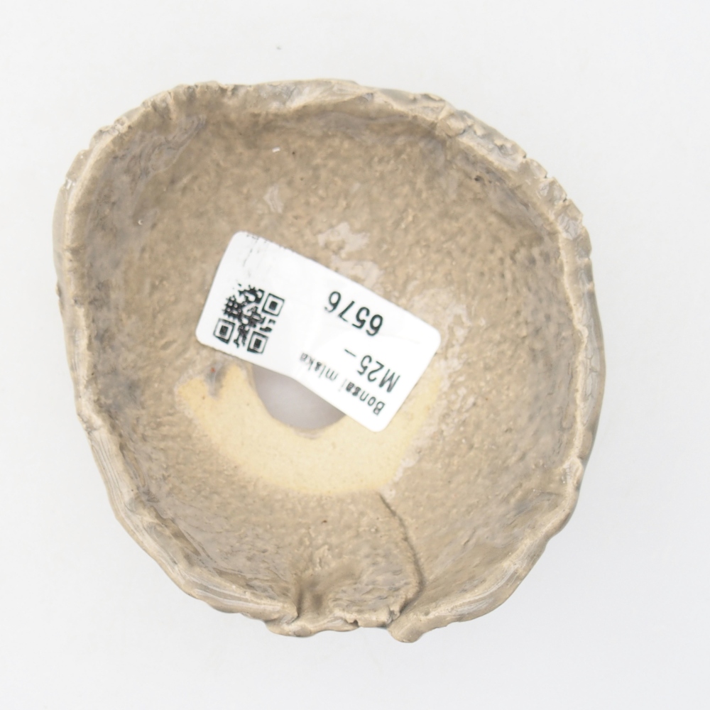 Keramická mušľa 8,5 x 8 x 5 cm , farba béžová