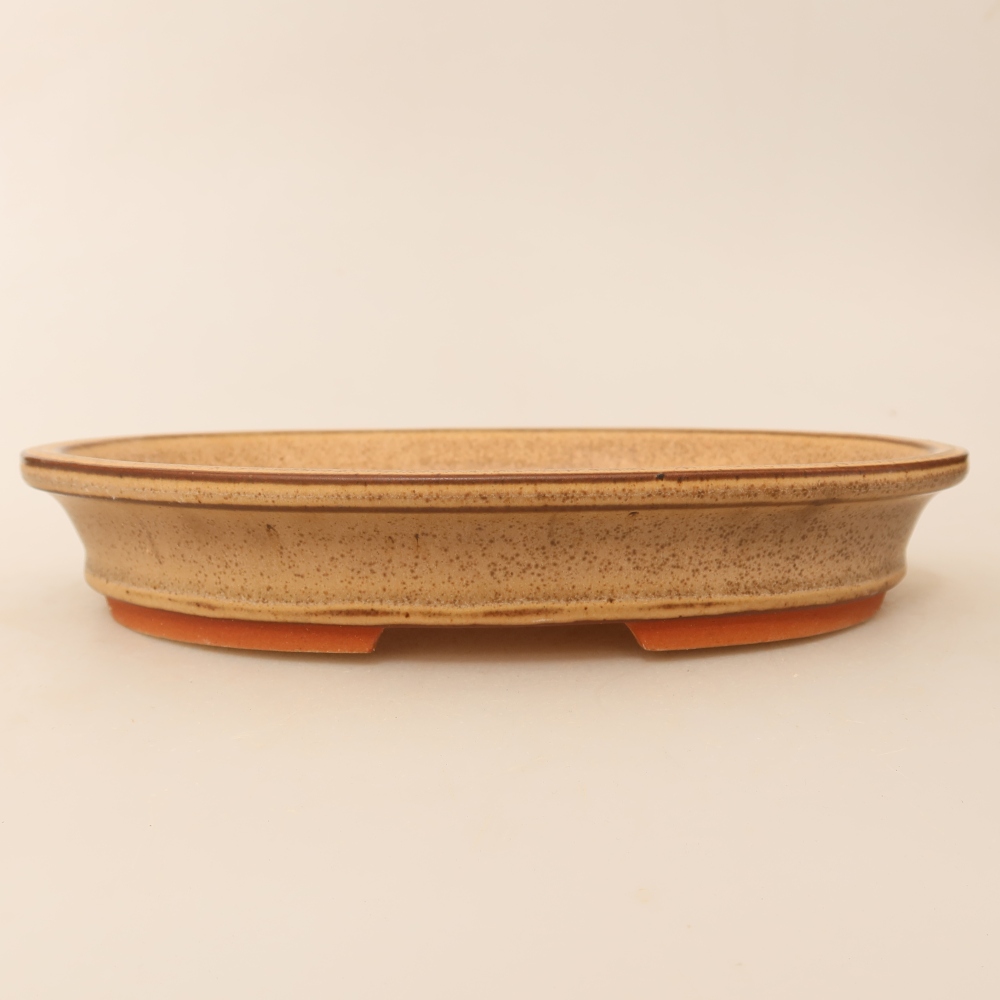 Keramická miska  21 x 14,5 x 3,5 cm, farba béžová