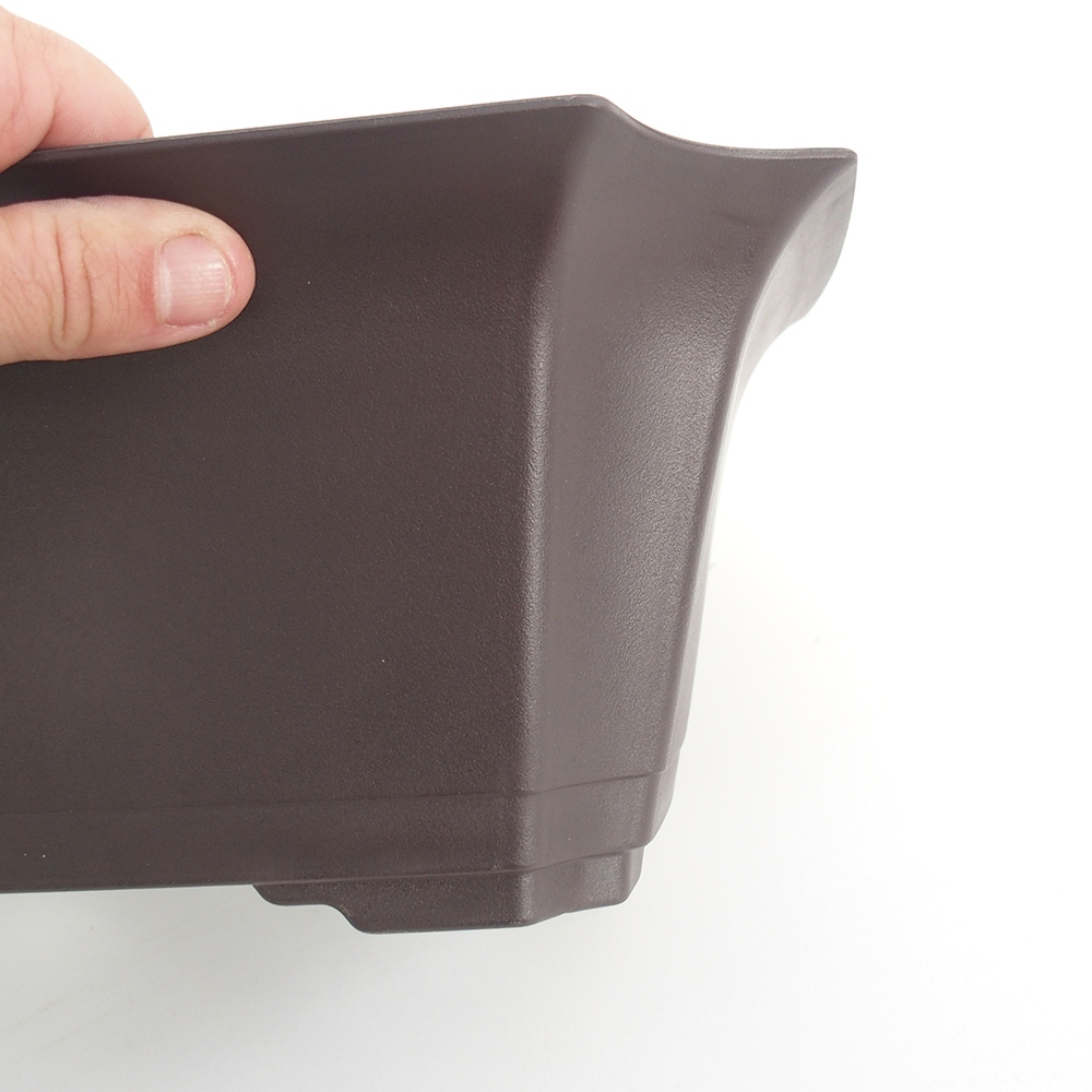 Plastová miska MP-22 - 37 x 26 x 14,5 cm hnedá