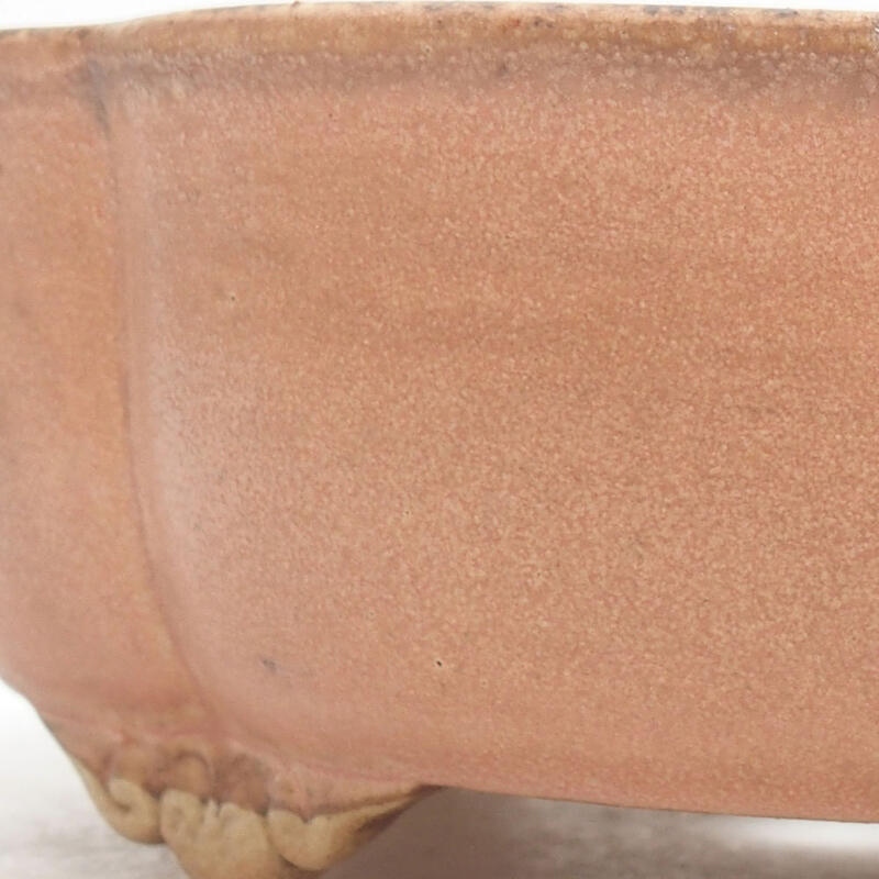 Keramická bonsai miska 17,5 x 15 x 5,5 cm, farba ružová