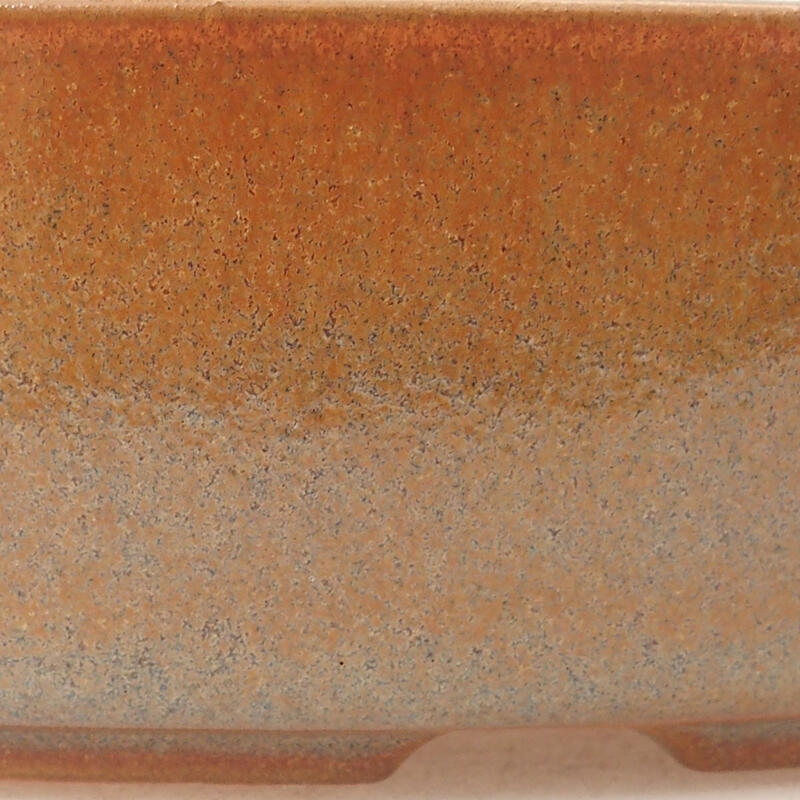 Keramická bonsai miska 18,5 x 13,5 x 4,5 cm, farba hnedá