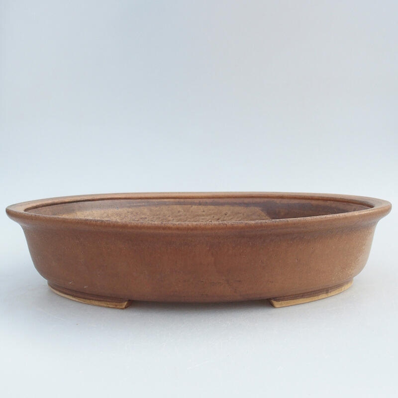 Keramická bonsai miska 28,5 x 25 x 6 cm, farba ružová