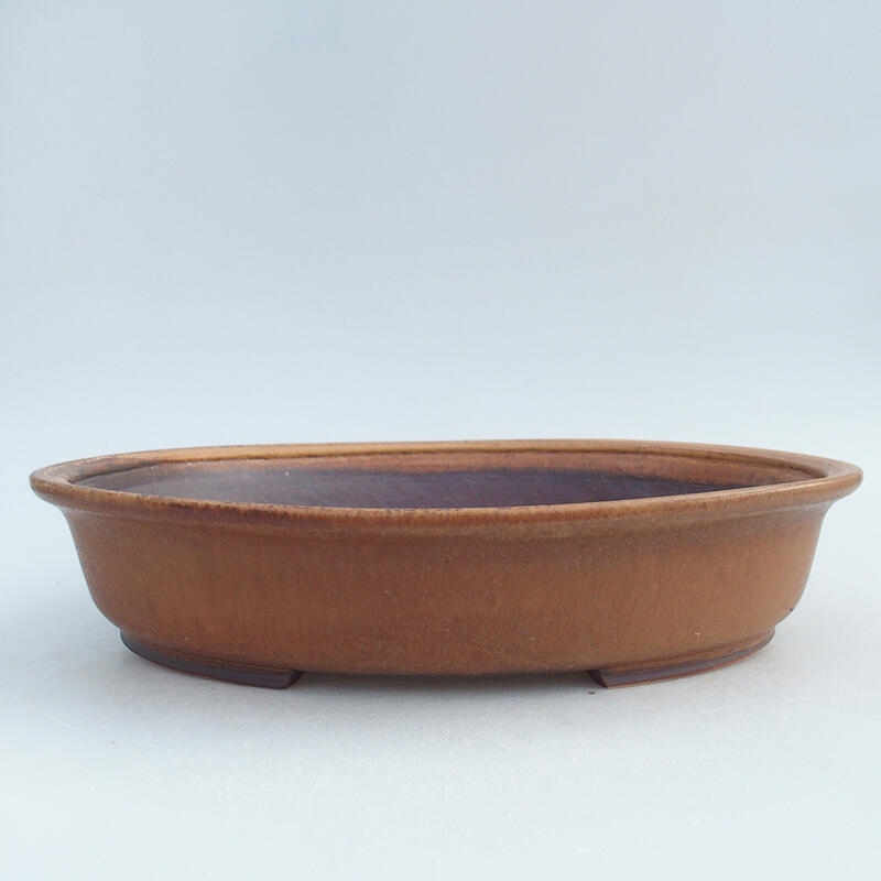 Keramická bonsai miska 28,5 x 25 x 6 cm, farba ružová