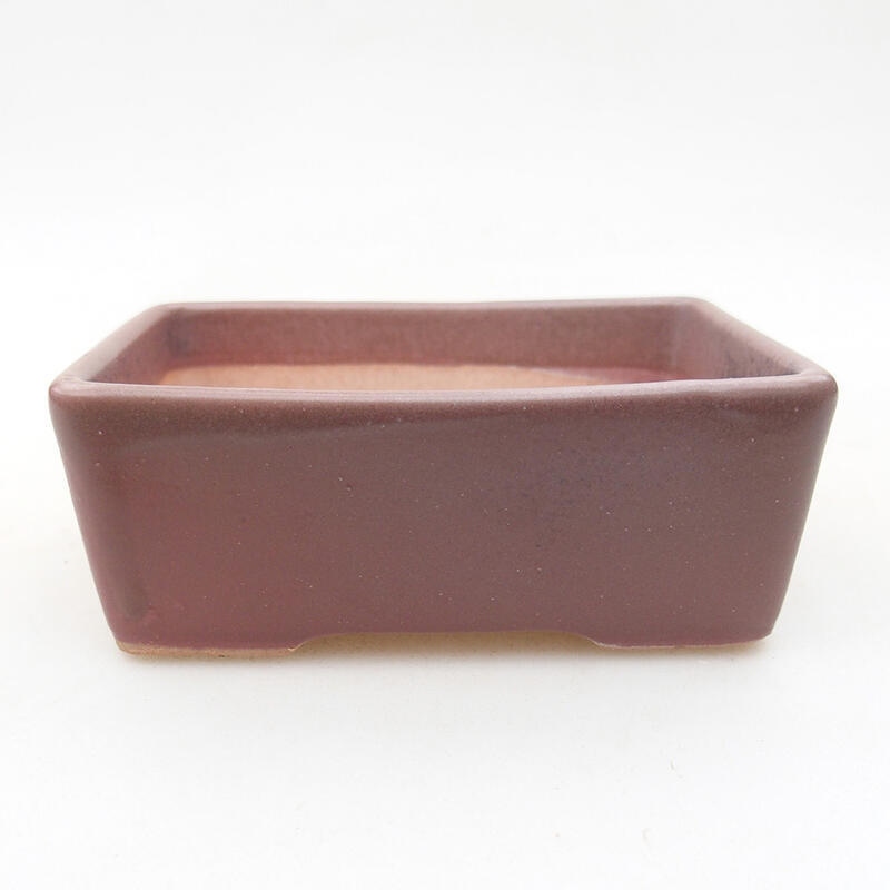 Keramická bonsai miska 9,5 x 7 x 3,5 cm, farba fialová
