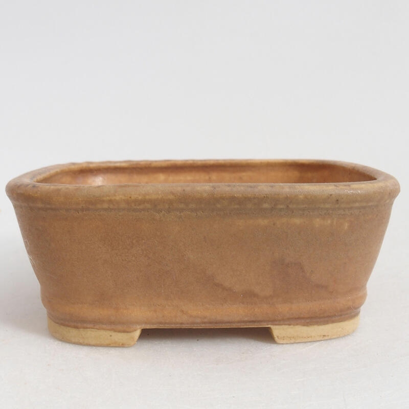 Keramická bonsai miska 9 x 8 x 3,5 cm, farba ružová
