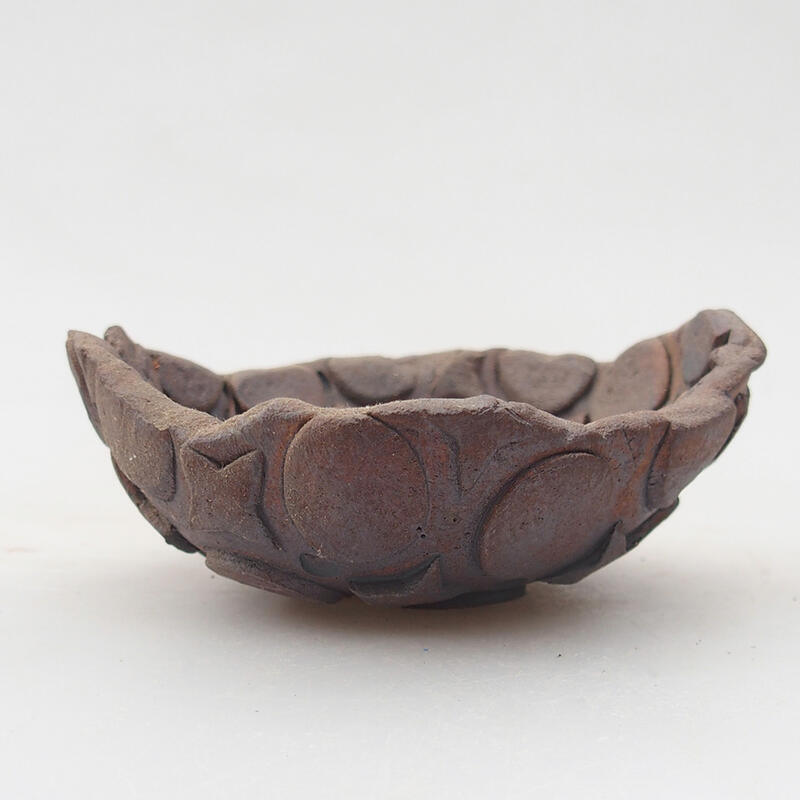 Keramická Škrupina 8,5 x 8 x 4 cm, farba hnedá