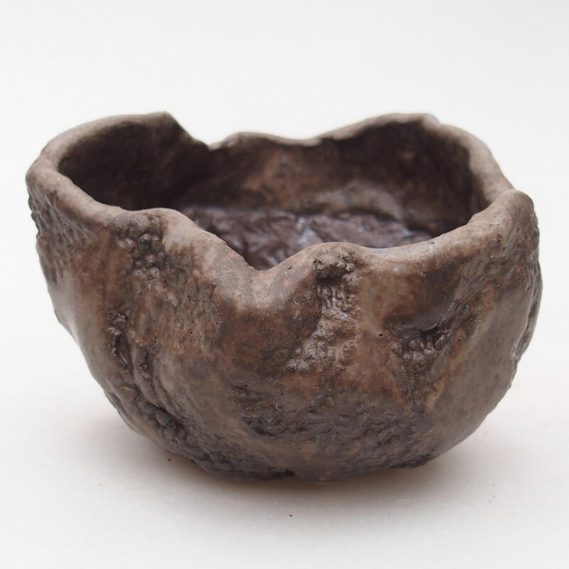 Keramická Škrupina 8 x 8 x 6 cm, farba hnedá