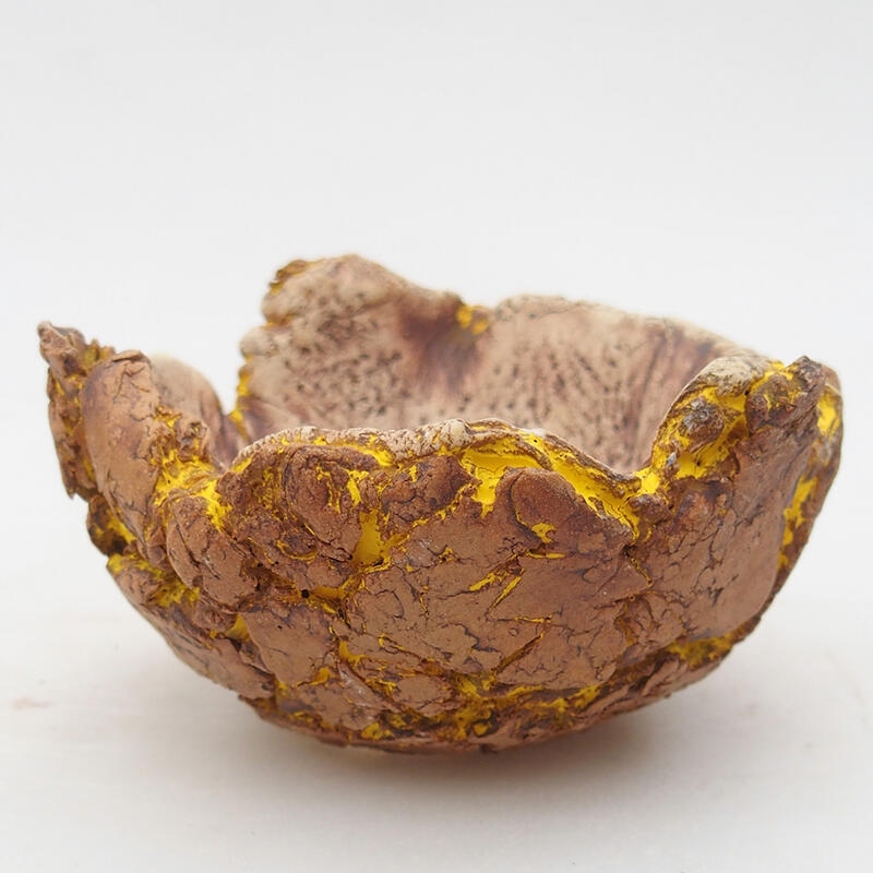 Keramická Škrupina 9,5 x 9,5 x 6 cm, farba žltá