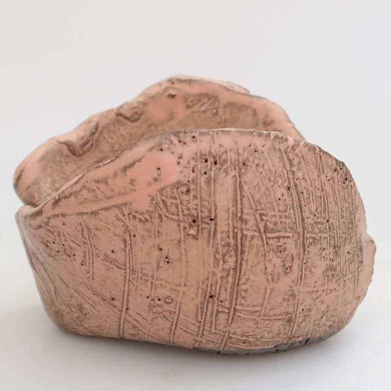 Keramická Škrupina 9 x 7 x 6 cm, farba ružová