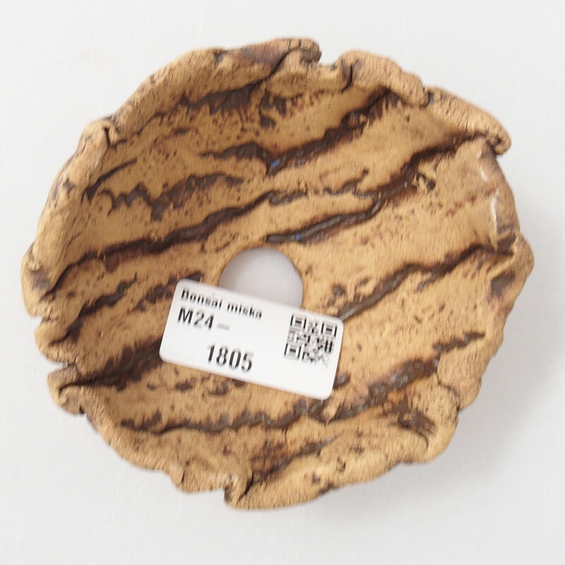 Keramická škrupina 9 x 9 x 6 cm, farba režná