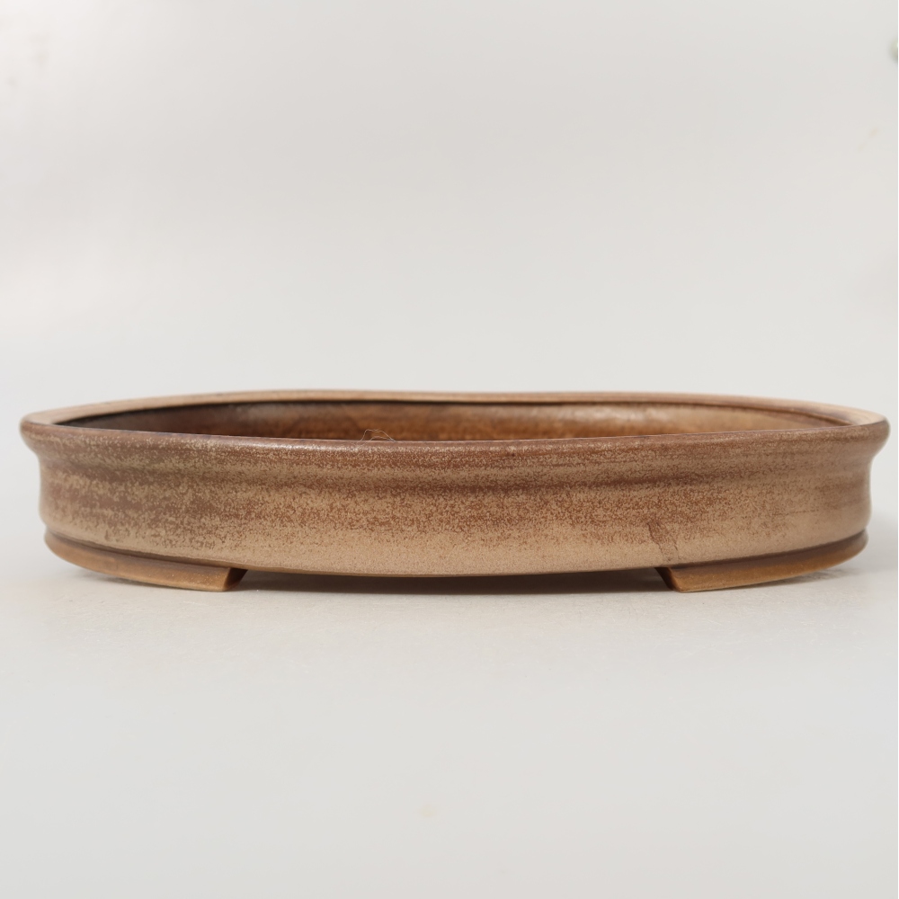 Keramická miska na bonsai 30,5 x 26,5 x 4 cm, farba ružová